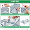 1 шт., клетка для ловли мышей, домашние артефакты для ловли крыс, полностью автоматический непрерывный ловец мыши, управление мышью, бытовые гаджеты
