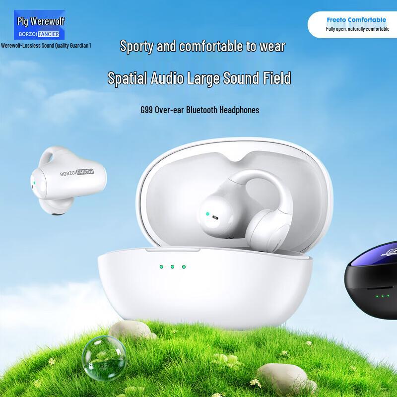 Hunter Wolf G99 Air Conduction Wireless Ear-Clip Sports Headset