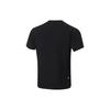 Li Ning Running Series Solid Color Round Neck Pullover Quick-Dry Breathable Short Sleeve T-Shirt Men Tops Black ATSU191-1
