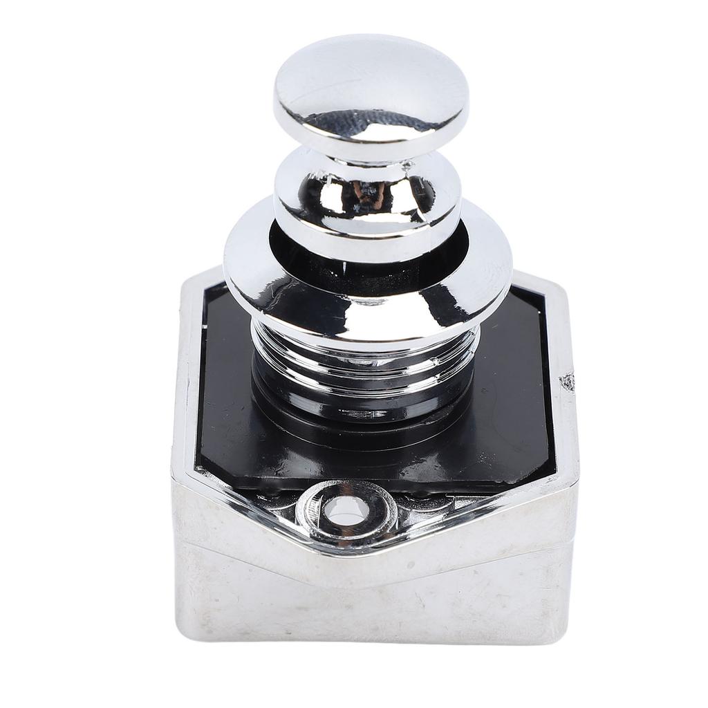 Push Button Latch Keyless Convenient Enhanced Security Easy Installation for RV Yacht Motorhome Caravan Chrome