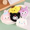 Милая плюшевая монетница с рисунком мультфильма Cinnamoroll Kuromi, маленький кошелек, сумки для ключей для девочек, детский подарок