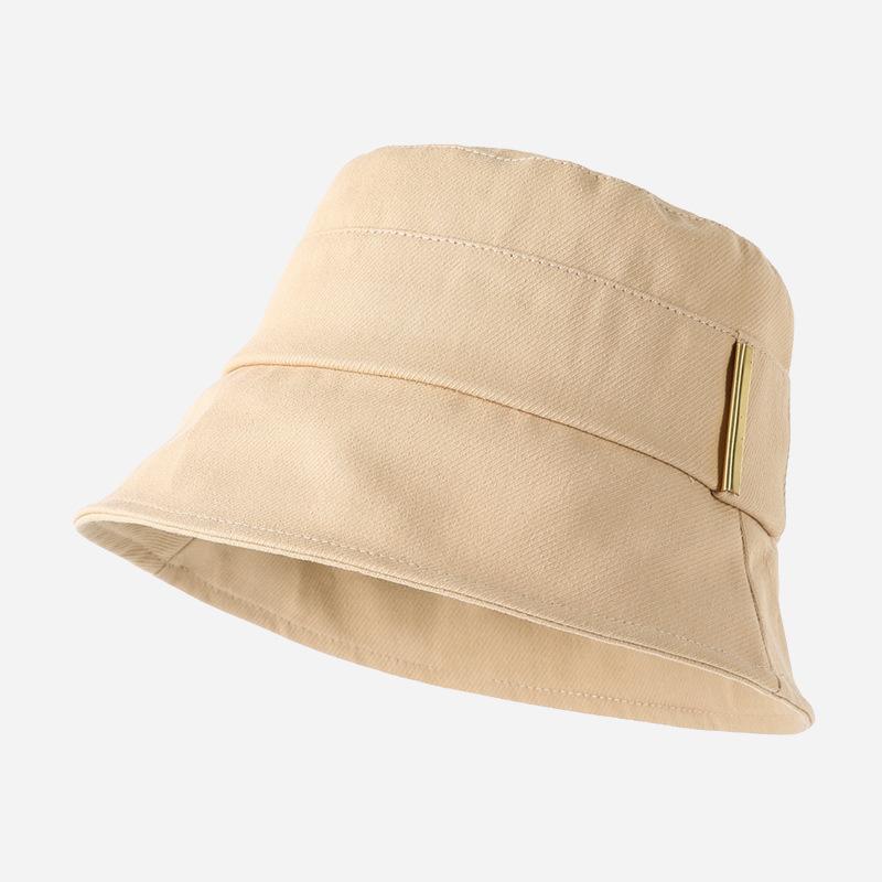 Летняя классическая однотонная панама, хлопковая женская кепка в рыбацком стиле с защитой от ультрафиолета, весенняя повседневная панама для взрослых, дорожная пляжная шляпа Боб