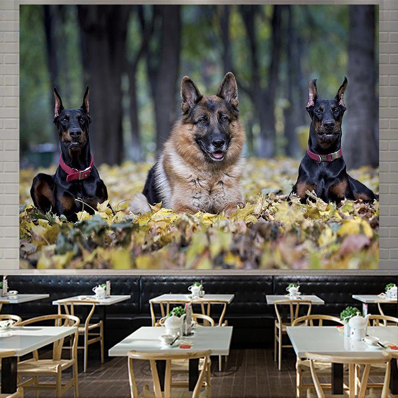 Скандинавский американский лесной тигр, большой гобелен, настенный гобелен с геометрическим рисунком, гобелен в стиле хиппи, домашний декор, эстетическое украшение