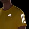 Adidas Футболка с коротким рукавом и круглым вырезом с логотипом, мужская футболка, желтая HL5991