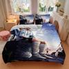 Argentina'S Messi Celebration Print 3Pcs Bedding Setduvet Cover With 2 Bedropillowcase Home Birthday Gift