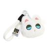 Stuffed Cat Plush Doll Keychain Big Eyes Animal Plush Key Chain Cute Cat Plush Doll  Children