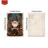 32pcs, Christmas Gnome Postcard, Vintage, Birthday/anniversary Gift, Collectible, Suitable for Gifting, Can Be Mailed.