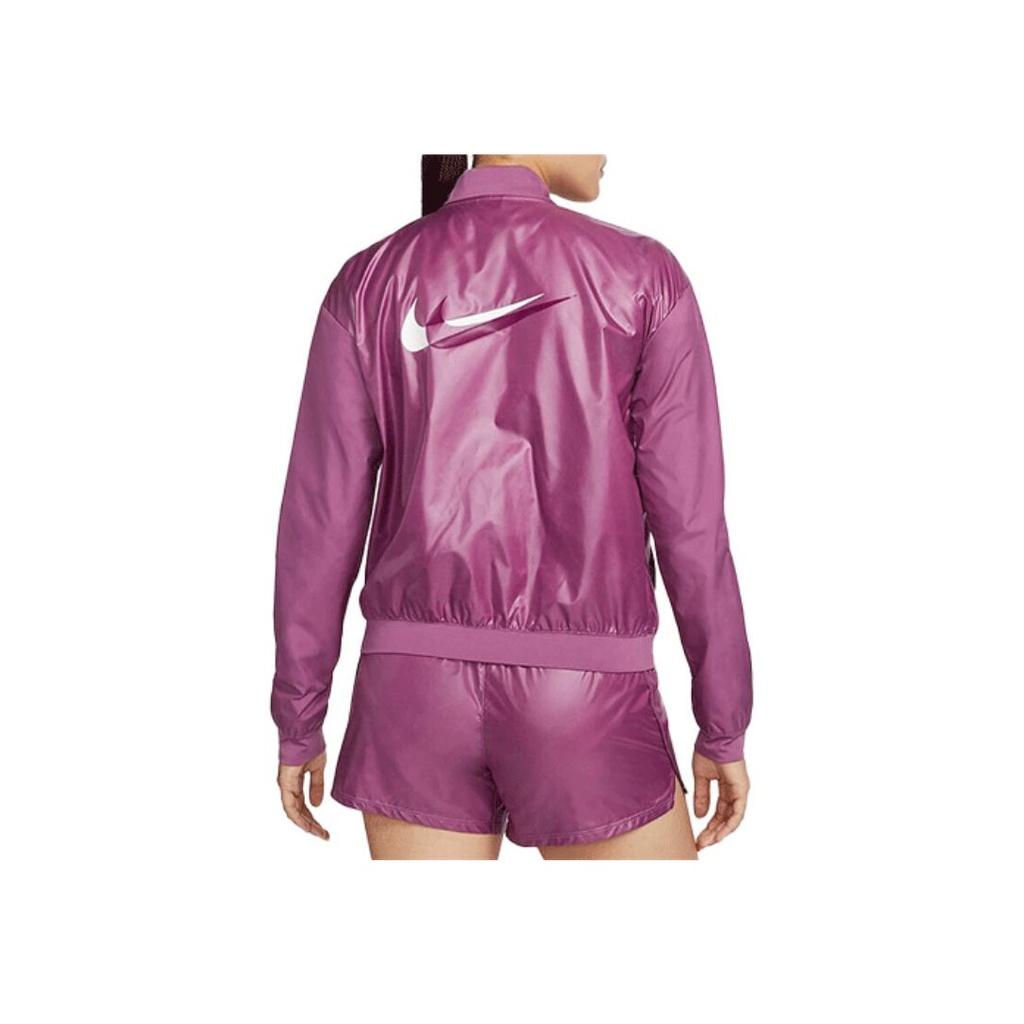 Nike Повседневная укороченная тканая куртка женская верхняя одежда фиолетового цвета DD6848-507