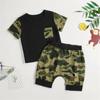Summer Baby Boys Sports Clothes Toddler Children Camouflage Outfit Short Sleeve Set Kid's Costume For Boys