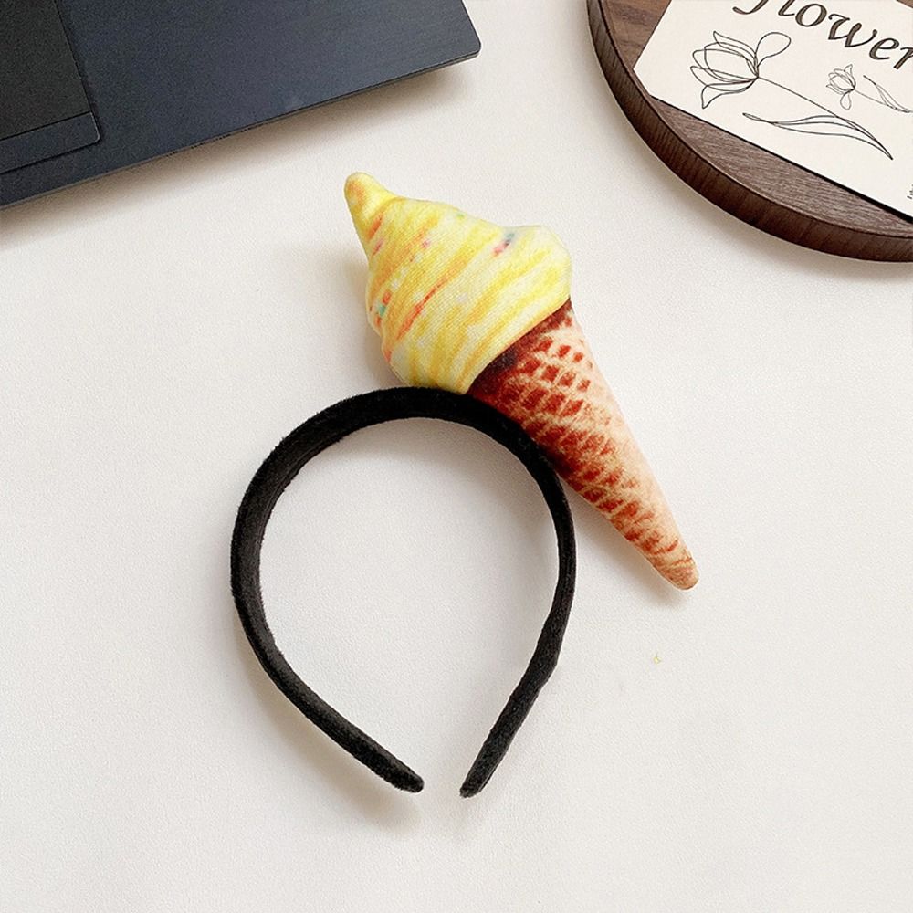 Vegetable Simulated Food Hair Hoop Strawberry Hotdog Headband Personality   Party