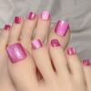 Квадратные ногти на ногах Aurora False Toenails Hot Fake Nails Girls
