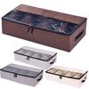 Shoes Cabinet Multi-Grids Foldable Fabric Under Bed Storage Case Household Supplies