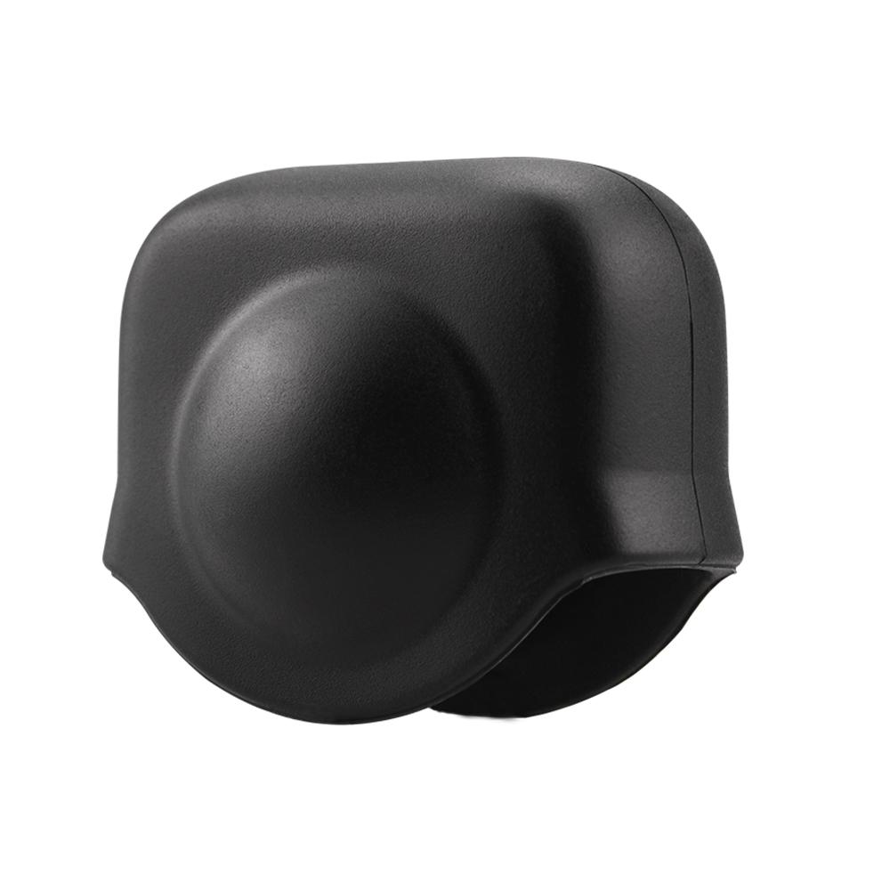 Silicone Lens Cap For Insta360 ONE X2/X3 Panoramic Camera Anti-scratch Protective Cover Anti-fall Dustproof Case Black Guards