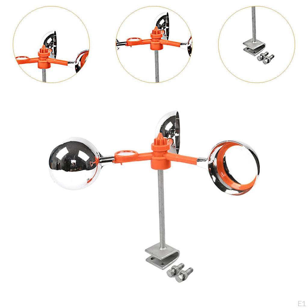 Reflective Bird Deterrent Scare Device Garden Tool Wind Power Scarer for Patio