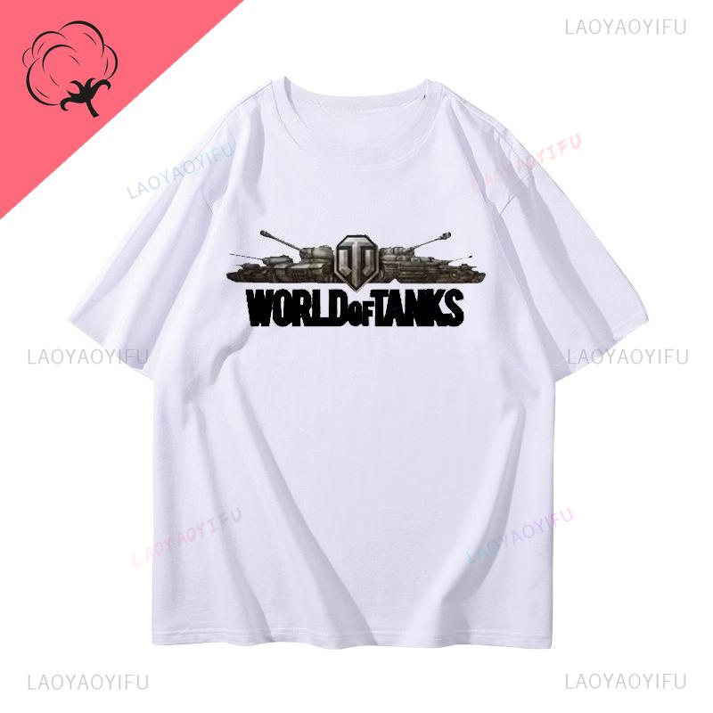 Игровая футболка World Of Tanks для военного энтузиаста, с принтом игры, хлопковая, с круглым вырезом, уличная одежда, лучший продавец, графическая одежда в стиле Y2K, унисекс