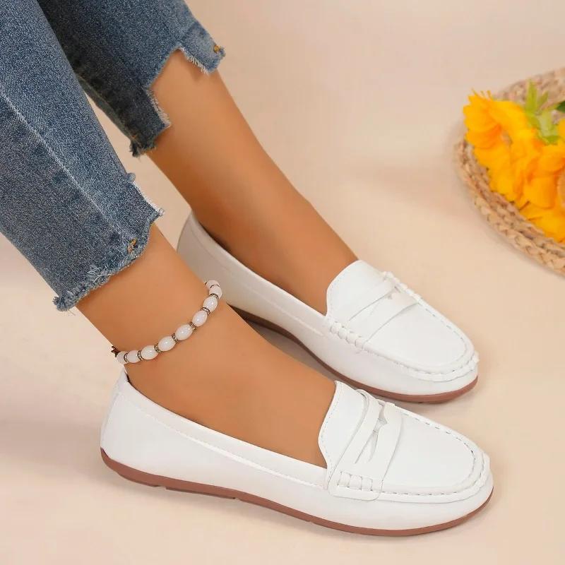 Балетки женские трикотажные эластичные мокасины женские неглубокие балетки мокасины слипоны одинарные туфли удобные рабочие туфли