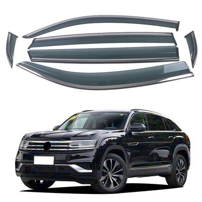 Дефлекторы окон с яркой полосой для Volkswagen Teramont X 2019 года, индивидуальный дизайн.