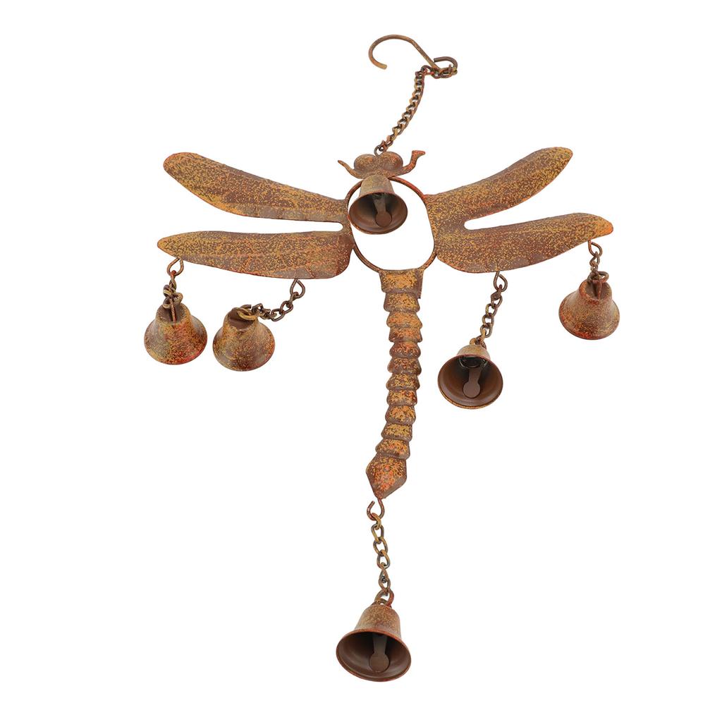 Колокольчик ветра «Стрекоза» с колокольчиками, железный, изысканный, простая установка, колокольчик ветра «Стрекоза» H