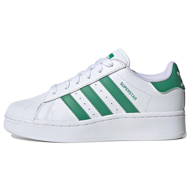 Adidas Superstar XLG White Semi Court Green Women Sneakers Cloud-White IF3002