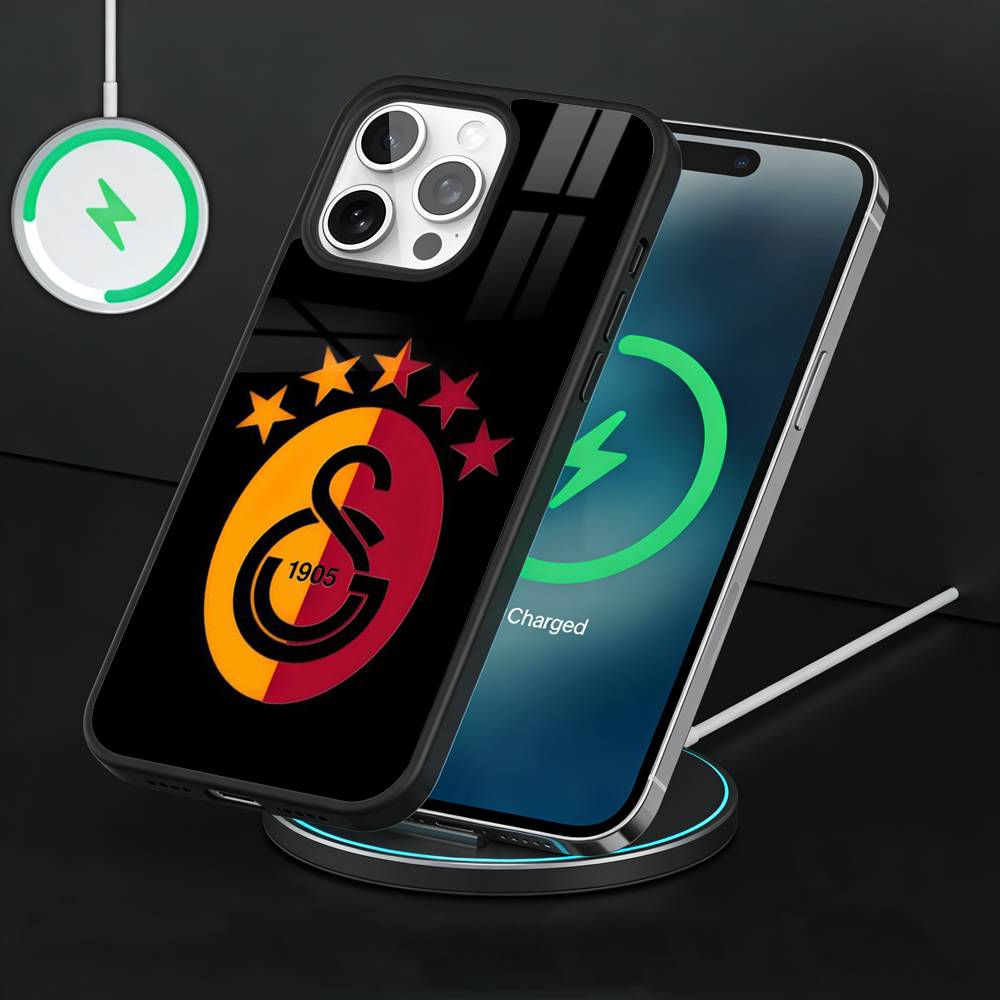 Чехол для телефона с логотипом G-GalatasarayS 1905s Для iPhone 17, 16, 15, 14, 13 Plus, Pro Max Магнитный Для Magsafe Беспроводная зарядка