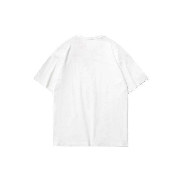 Футболка мужская Li Ning Sport Fashion Series с круглым вырезом и коротким рукавом и принтом в виде планетарных букв, белая AHSR161-2