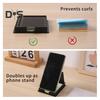 Держатель для липких заметок с 5 трафаретами 3" x 3" Диспенсер для липких подушечек с шаблоном для рисования в виде линейки Органайзер для блокнотов для домашнего офиса и школы