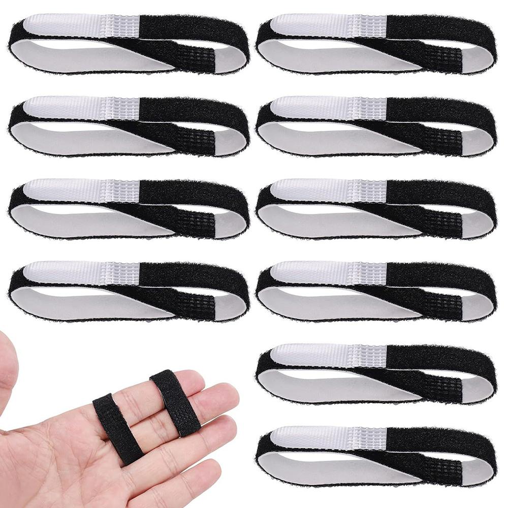 10Pcs Reusable Tape Finger Straps Set For Fingers Correction Support Brace Wraps