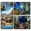 Чехол для телефона для Xiaomi Redmi Note 14 13 12 Pro Plus 5G 9S 9 10 11 4G 14C 13C 12C 10C 9C 9A Мягкая крышка Лесной Путешествующий Автомобиль
