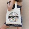 Printing Shopping Bag Female Travel Graphic Handbag  Tote Handbags Aesthetic Carvas Shoulder Bags