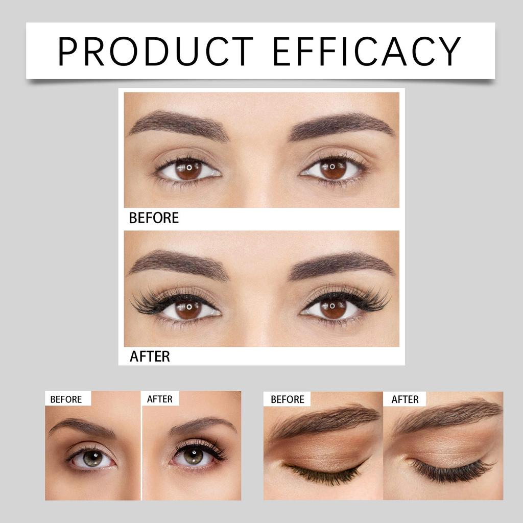 Makeup Neutral Mascara Thick And Long Curling 4D Waterproof Liquid Fiber