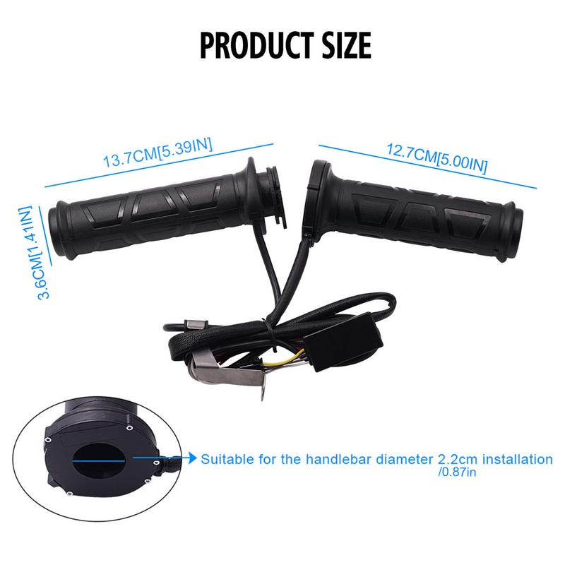 Регулируемая ручка для подогрева мотоцикла 12 В, обогрев руля, зимний электрический чехол для подогрева мотоцикла, принадлежности для мотоциклов
