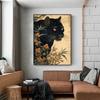 Traditional Japanese Ukiyo-e Lion Wolf Lynx Fox Vintage Animals Poster Print Canvas Painting Wall Picture for Room Home Decor