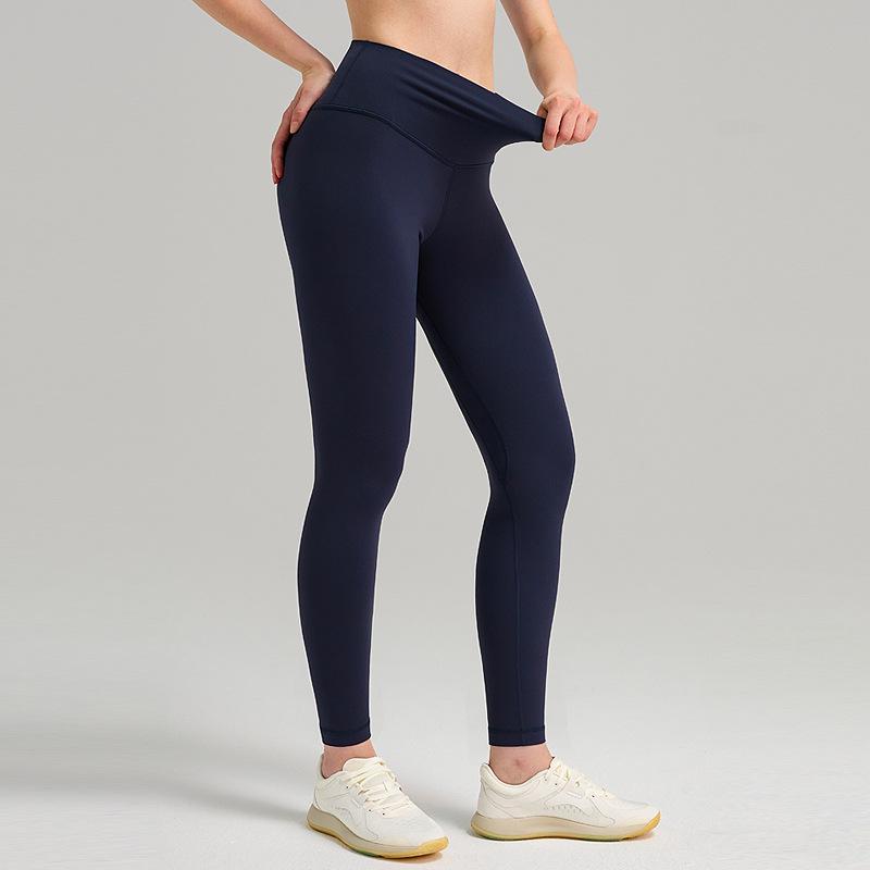 Women's Extra Long High Waist Nude Feel Yoga Leggings – Four-Way Stretch for Fitness & Running