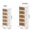 Multi-Layer Wardrobe Containers With Wheels Multifunctional Floor-Standing Bedroom Folding Storage Box Plastic Kitchen Cabinets