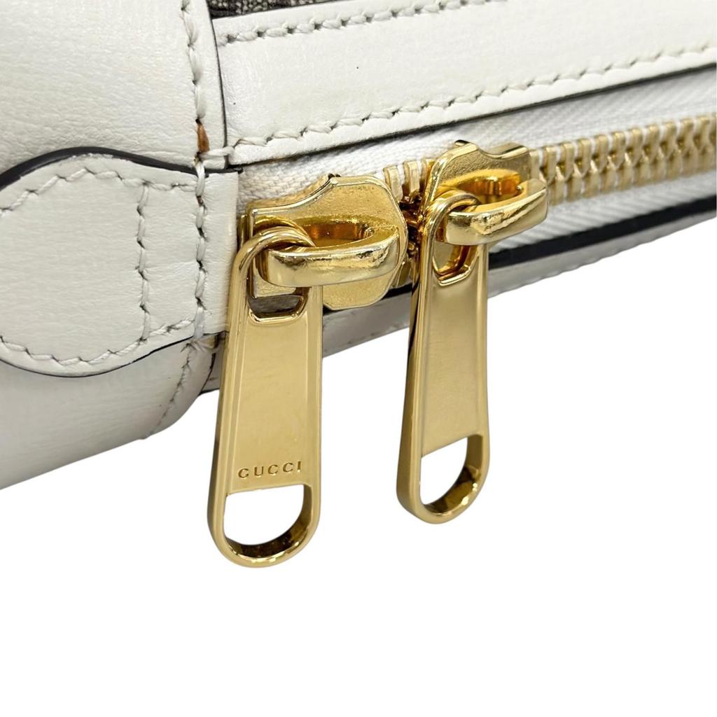 GUCCI Horsebit 1955 640716 Shoulder Bag beige Women used