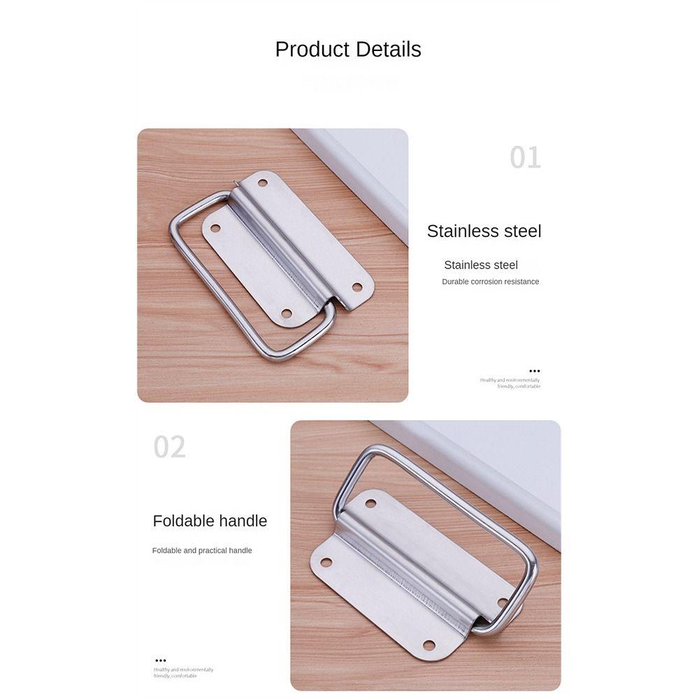 Folding Tool Box Handle Knobs Case Handle Simple Cabinet Folding Handle Furniture Fittings