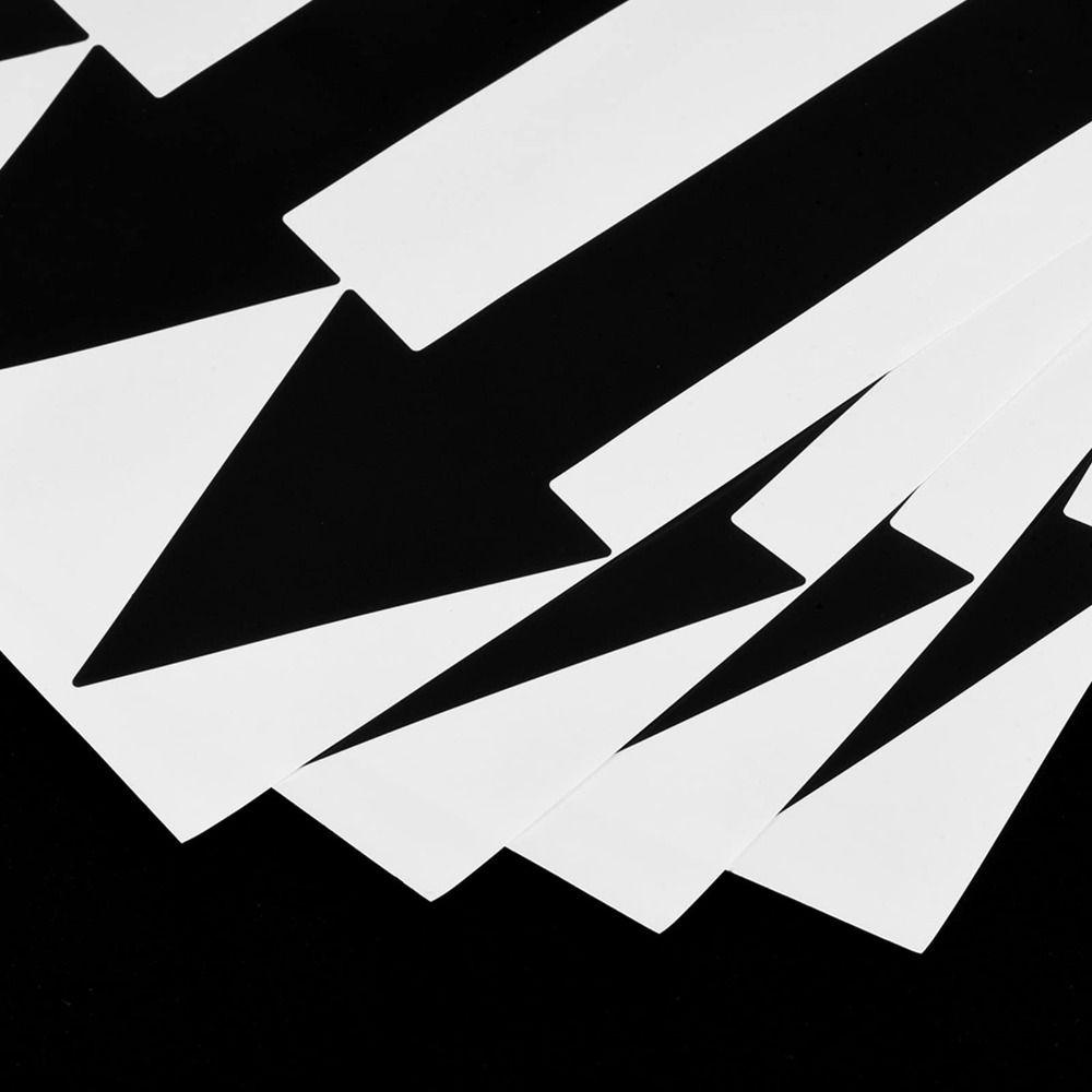 PVC Adhesive Direction Indicator Label 6 Inch Arrow Sticker Self-adhesive Paper PVC  Office