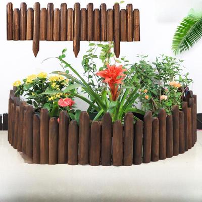 Наружный антикоррозийный деревянный садовый забор для цветников и декора