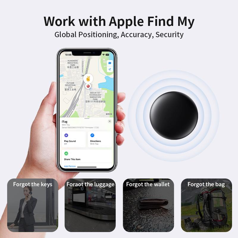 Anti-lose Security Finder Tracker для Apple Airtag Replacemnet Find My Bluetooth GPS Tracker для наушников-вкладышей IOS MFi Finder