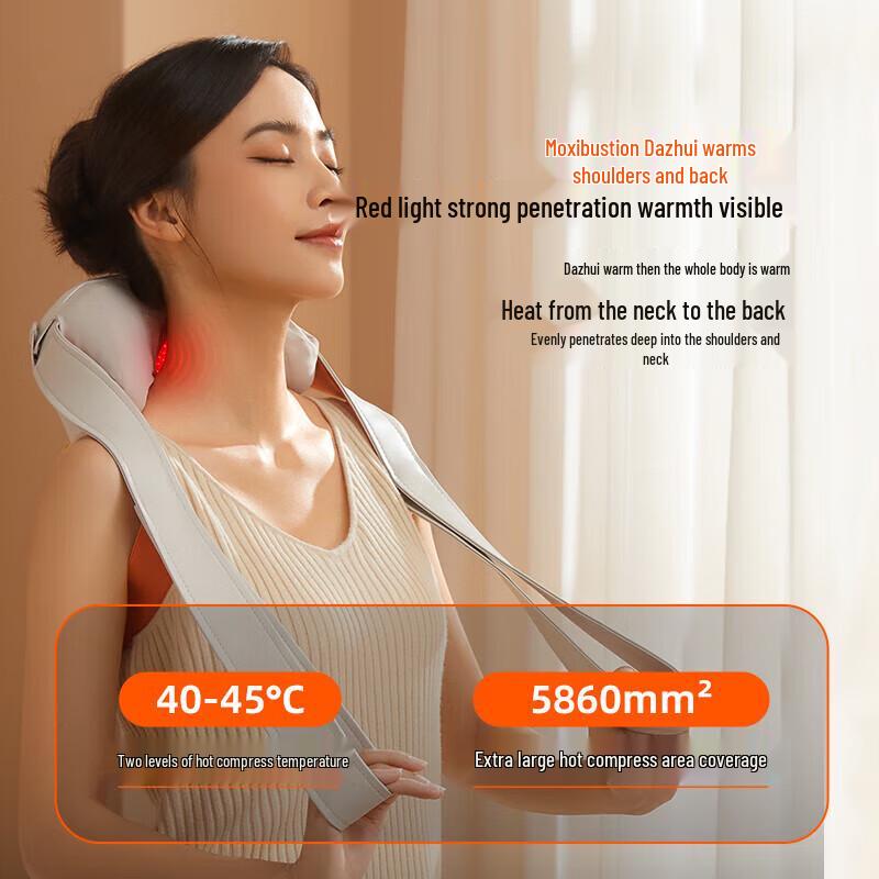 Breo N6 mini Pro Neck & Body Massager with Moxibustion CN plug (adapter included)