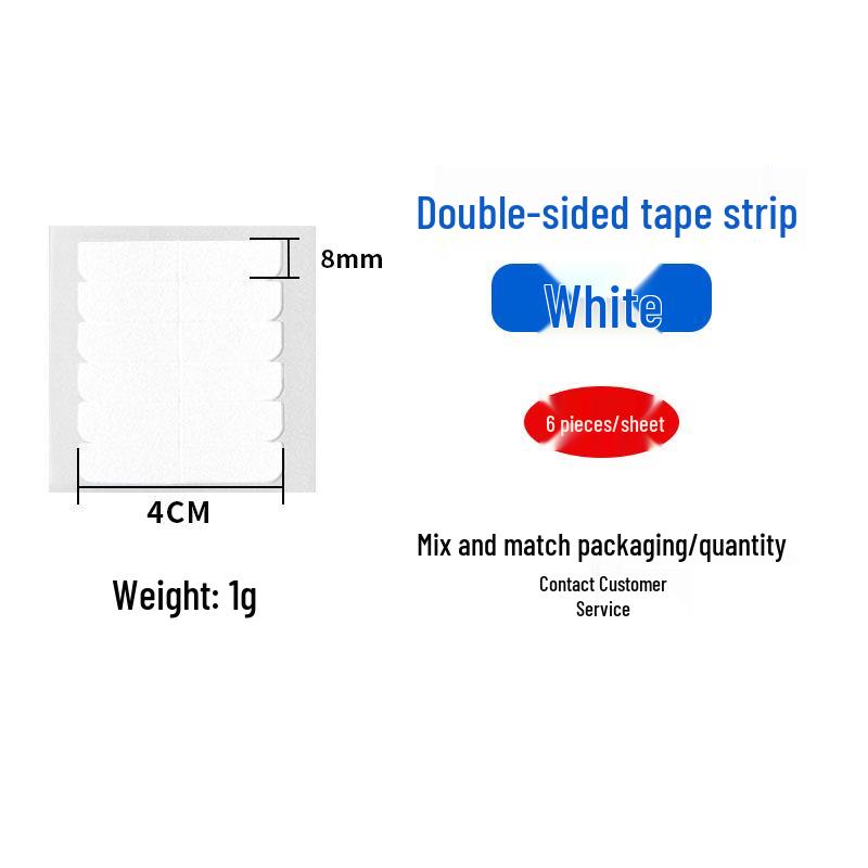 Прозрачная водонепроницаемая потовлагостойкая клейкая лента для парика - Невидимая, без следов, двусторонняя, высокой вязкости, защита от просвечивания.