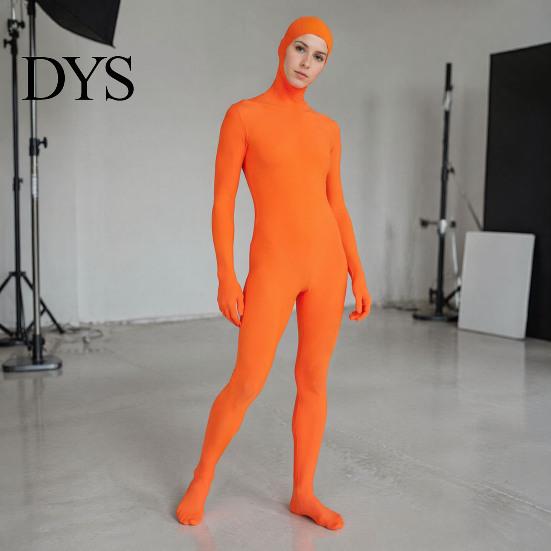 Костюмная вечеринка Единый костюм Zentai на все тело для мужчин и женщин, С открытым лицом, Костюм для косплея на Хэллоуин, Эластичный спандекс для взрослых, Для вечеринок, Сценических выступлений