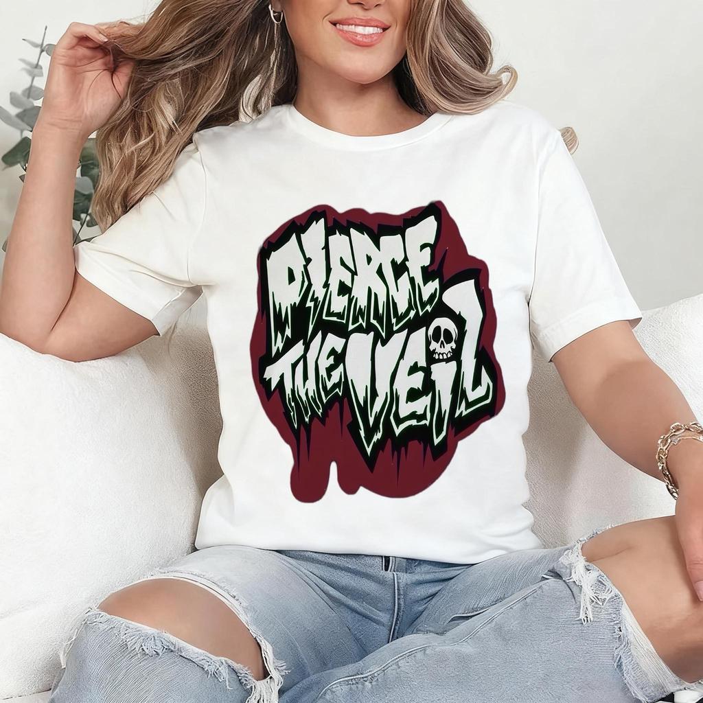Pierce The Veil Band Logo TShirt Unisex Rock Band Merchandise Rock Fan Gift The Jaws of Life Album TShirt Unisex clothes