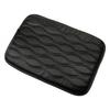 Black Car Center Console Box Armrest Cushion Cover PU Leather Pad Protector