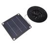 Solar Powered Exhaust Fan Kit 22cm Portable Solar Panel Exhaust Fan 20W for RV Chicken Coops