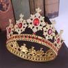 Элегантные винтажные тиары, сверкающие хрустальные стразы, корона для конкурса красоты, украшение для волос