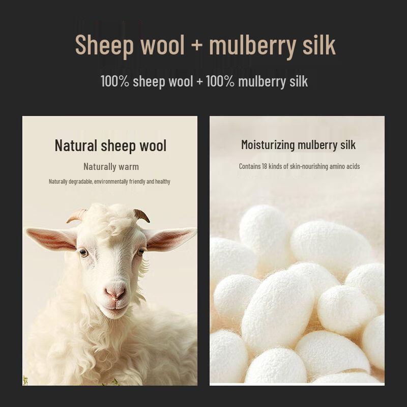 MaoRen Мужские термобрюки из шерсти и шелка для экстремальной зимы