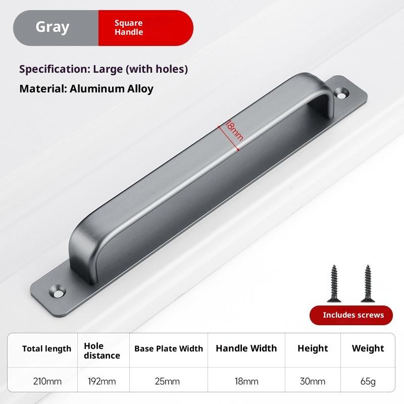 Ручки из алюминиевого сплава без сверления, ручки-наклейки для раздвижных стеклянных дверей, окон, ящиков, шкафов, для ванной комнаты