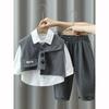 Children's Clothing Boys Suit Spring Autumn Children's Little Suit Boys Baby Set