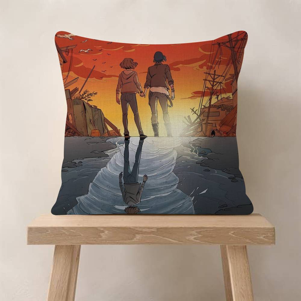 Game Life Is SStrange Pillowcase Toon Gift Cushion Cover Bedroom Home Sofa Chair Seat Decor Pillow Case
